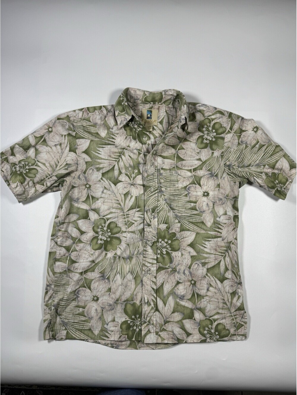 Vintage Kahala Hawaiian Shirt Mens S Made in Hawaii Floral Aloha Cotton